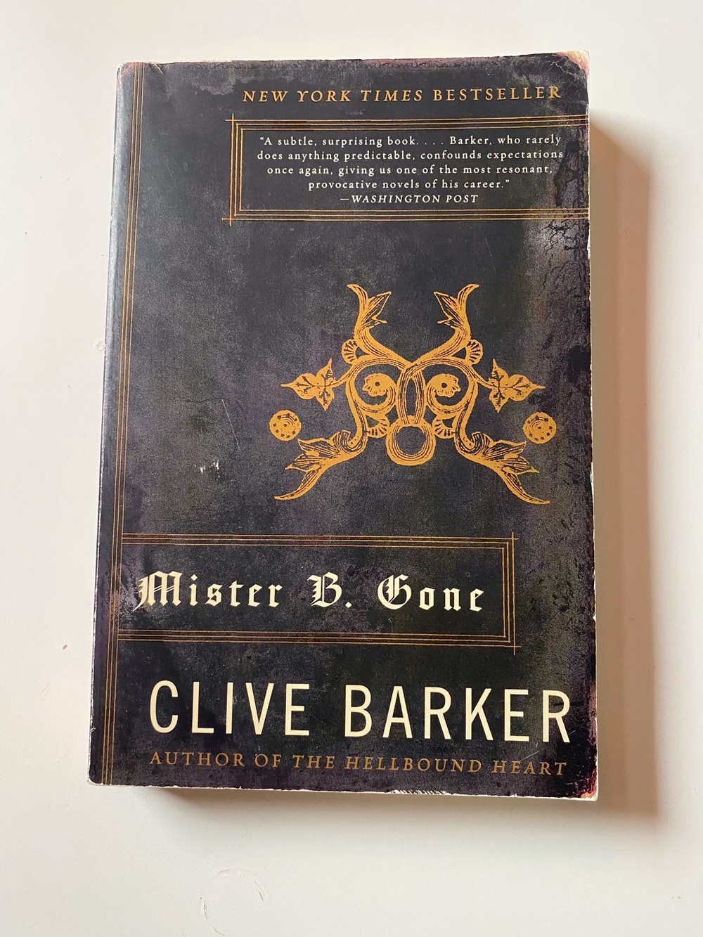 Mister B. Gone by Clive Barker Paperback (HarperCollins, 2008)